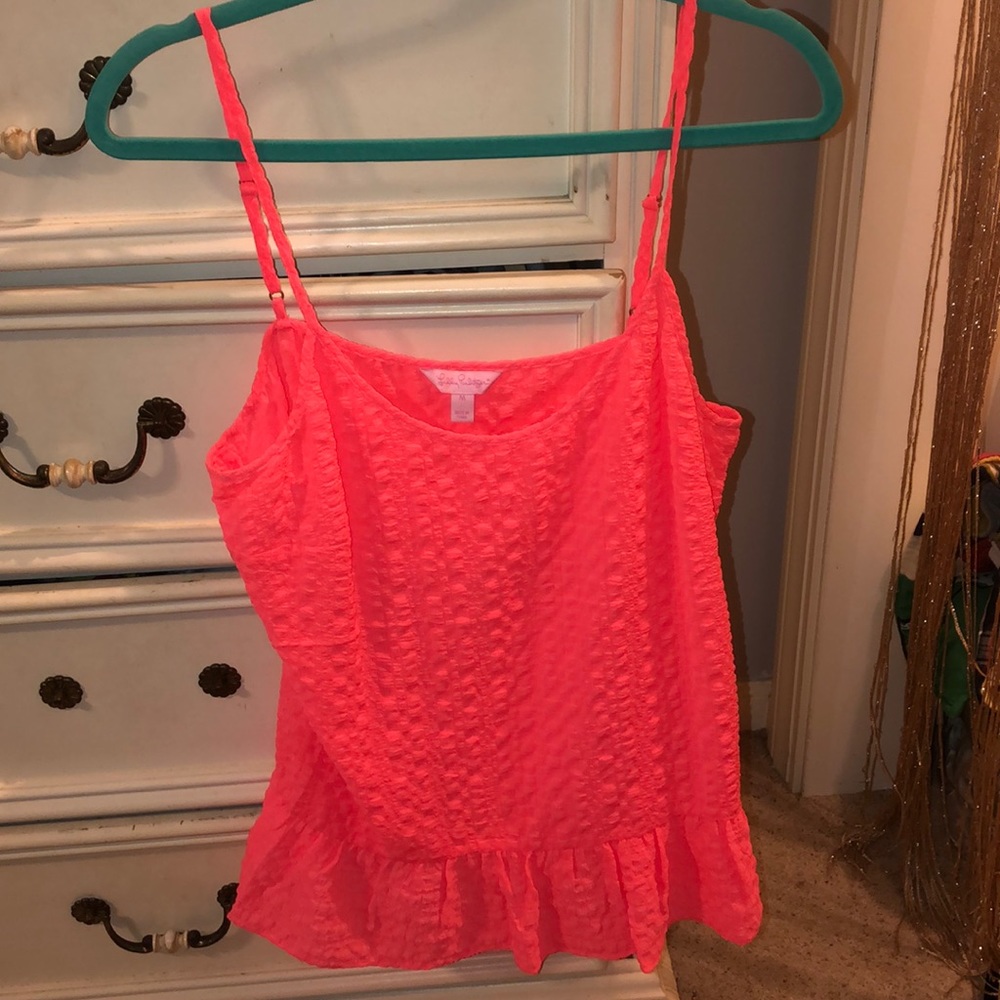 Lilly Pulitzer pink blouse size M NWOT,